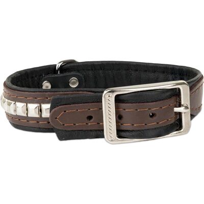 Nobby Obroa dla psa, wzr kostki, 16MM/35CM brzowa (Hund), Halsband + Leine Nobby Obroa dla psa, wzr kostki, 16MM/35CM brzowa (Hund), Halsband + Leine