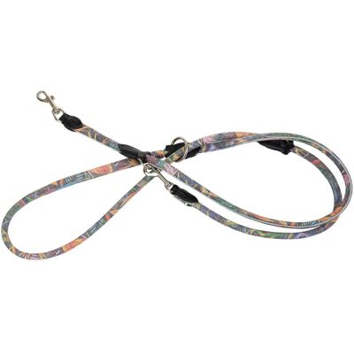 PETS Collection Smycz dla psa, wzr LA FLEUR, regulowana okrga 12mm /220cm (Hund), Halsband + Leine PETS Collection Smycz dla psa, wzr LA FLEUR, regulowana okrga 12mm /220cm (Hund), Halsband + Leine