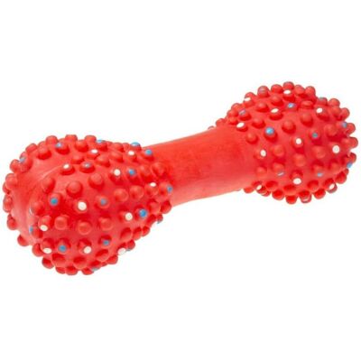 Tullo Quietschknochen mit Stacheln (für Hunde) 16,7 cm MIX, Hundespielzeug Tullo Quietschknochen mit Stacheln (für Hunde) 16,7 cm MIX, Hundespielzeug