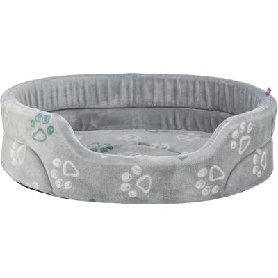 Trixie Jimmy Soft bed, soft plush, oval, 65 × 55 cm, light grey (Hund, Katze), Hundebett + Katzenbett Trixie Jimmy Soft bed, soft plush, oval, 65 × 55 cm, light grey (Hund, Katze), Hundebett + Katzenbett