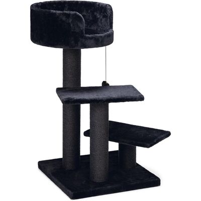 Beeztees Kratzmöbel Serpa Figo (92 cm, Schwarz), Katzenbaum Beeztees Kratzmöbel Serpa Figo (92 cm, Schwarz), Katzenbaum
