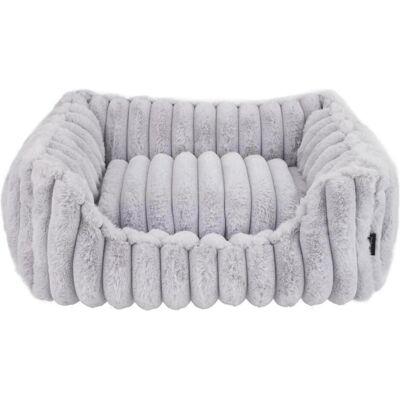 Nordic Paws - Ripple Square - Grey - S (Hund, Katze), Hundebett + Katzenbett Nordic Paws - Ripple Square - Grey - S (Hund, Katze), Hundebett + Katzenbett