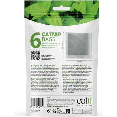 Catit Catnip Tea Bags, kocimiętka w saszetkach, 6 x 2 g (Katzenminzespielzeug), Katzenspielzeug Catit Catnip Tea Bags, kocimiętka w saszetkach, 6 x 2 g (Katzenminzespielzeug), Katzenspielzeug