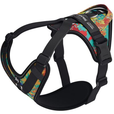 Julius-K9 K9 Longwalk light sele w/handle+trackerpocket,Crazy,M (M, Hund, Spazieren), Halsband + Leine Julius-K9 K9 Longwalk light sele w/handle+trackerpocket,Crazy,M (M, Hund, Spazieren), Halsband + Leine