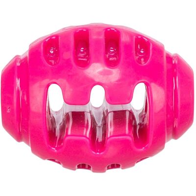Trixie Soft & Strong rugby ball, TPR, 8,5 cm, pink (Ballspielzeug Hund), Hundespielzeug Trixie Soft & Strong rugby ball, TPR, 8,5 cm, pink (Ballspielzeug Hund), Hundespielzeug