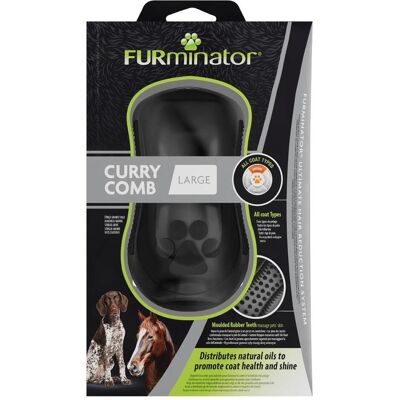 FURminator Zgrzebło z gumy Large (Hund, Pferd), Tierpflegegerät FURminator Zgrzebło z gumy Large (Hund, Pferd), Tierpflegegerät