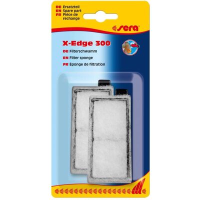 Sera Vlieseinsatz (2 St) für X-Edge 300 (Ersatzteil) (Innenfilter, Süsswasser), Aquarium Filter Sera Vlieseinsatz (2 St) für X-Edge 300 (Ersatzteil) (Innenfilter, Süsswasser), Aquarium Filter