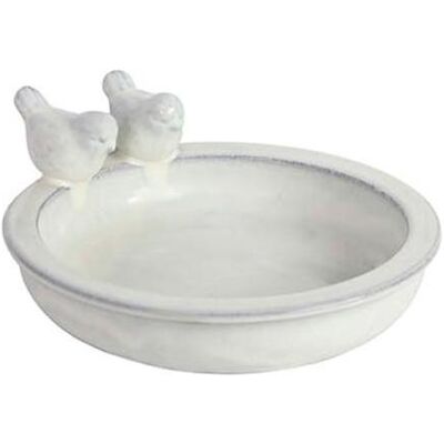 Ryom fuglebad Ø26 cm, keramik m/fugle, Vogelhaus Ryom fuglebad Ø26 cm, keramik m/fugle, Vogelhaus