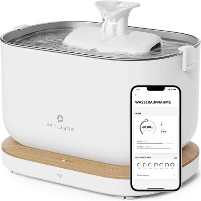 Petlibro Dockstream-Trinkbrunnen mit App (250 cl), Futternapf Petlibro Dockstream-Trinkbrunnen mit App (250 cl), Futternapf