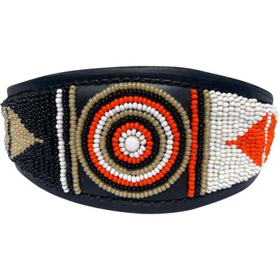 Kampuni Hundehalsbånd Lucher Swahili antique medium, 53x5,5 cm (Hund), Halsband + Leine Kampuni Hundehalsbånd Lucher Swahili antique medium, 53x5,5 cm (Hund), Halsband + Leine