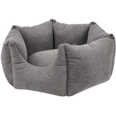 Nordic Paws - Dogbed ComfyHex - Anthracite - Small 55 x 55 x 24 cm (Hund), Hundebett + Katzenbett Nordic Paws - Dogbed ComfyHex - Anthracite - Small 55 x 55 x 24 cm (Hund), Hundebett + Katzenbett