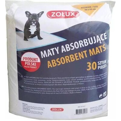 ZOLUX Welpen-Trainingsmatte - Ultra-Absorbent, Auslaufsicher, 40x60 cm ZOLUX Welpen-Trainingsmatte - Ultra-Absorbent, Auslaufsicher, 40x60 cm