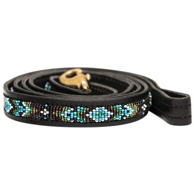 Kampuni Hundeline Terese turkis x-lang, 182x2,1 cm (Hund, Allgemein), Halsband + Leine Kampuni Hundeline Terese turkis x-lang, 182x2,1 cm (Hund, Allgemein), Halsband + Leine