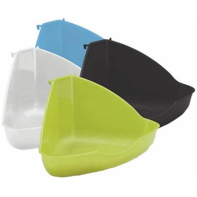 6x EBI Käfig-Ecktoilette mit Befestigung, 35 cm, assortiert, Kleintierstalleinrichtung 6x EBI Käfig-Ecktoilette mit Befestigung, 35 cm, assortiert, Kleintierstalleinrichtung