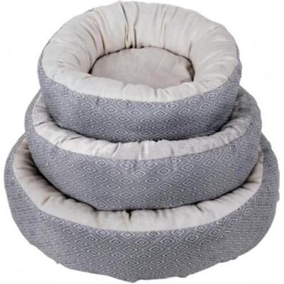 Pawise Hundeseng Rund Grå, L, Hundebett + Katzenbett Pawise Hundeseng Rund Grå, L, Hundebett + Katzenbett