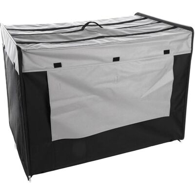Flamingo SMART Top PLUS Hundebox schwarz-grau 109x71x81cm (Hund), Tiertransport Flamingo SMART Top PLUS Hundebox schwarz-grau 109x71x81cm (Hund), Tiertransport
