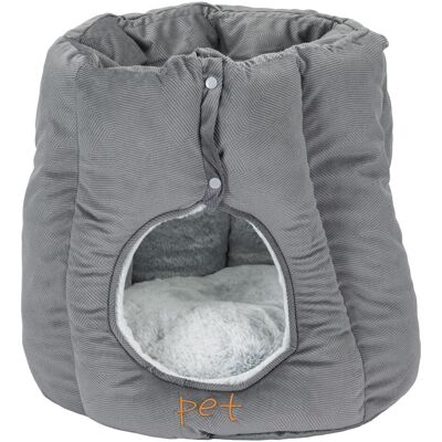 Hoppy Pets Tierbett - Haus Höppy, blau, 45 cm x 40 cm (Hund, Katze), Hundebett + Katzenbett Hoppy Pets Tierbett - Haus Höppy, blau, 45 cm x 40 cm (Hund, Katze), Hundebett + Katzenbett