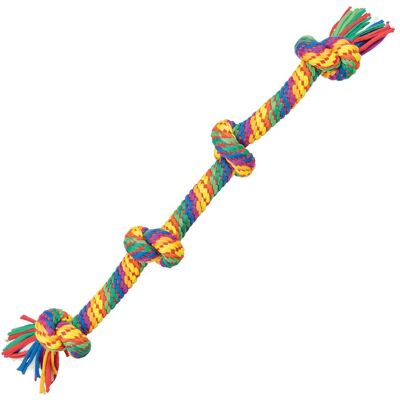 Trixie Zabawka sznur, dla psa, wielokolorowy, 61 cm, Hundespielzeug Trixie Zabawka sznur, dla psa, wielokolorowy, 61 cm, Hundespielzeug