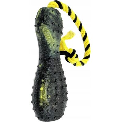 Mr. Pretzel Gummikauspielzeug am Seil Melange für Hunde 15 cm (Kauspielzeug Hund), Hundespielzeug Mr. Pretzel Gummikauspielzeug am Seil Melange für Hunde 15 cm (Kauspielzeug Hund), Hundespielzeug