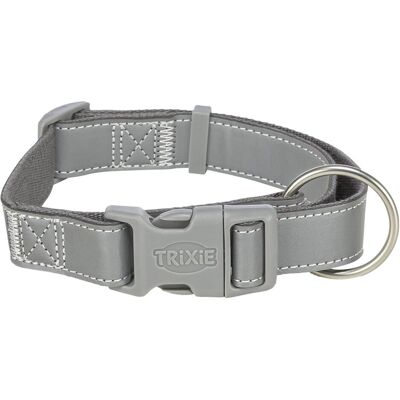 Trixie Premium Reflect collar, XS–S: 25–35 cm/20 mm, graphite (Hund), Halsband + Leine Trixie Premium Reflect collar, XS–S: 25–35 cm/20 mm, graphite (Hund), Halsband + Leine
