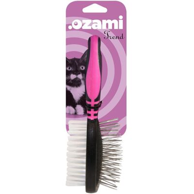 Ozami Double-Sided Brush 20,5cm - (740.6020) (Hund), Tierpflegegerät Ozami Double-Sided Brush 20,5cm - (740.6020) (Hund), Tierpflegegerät
