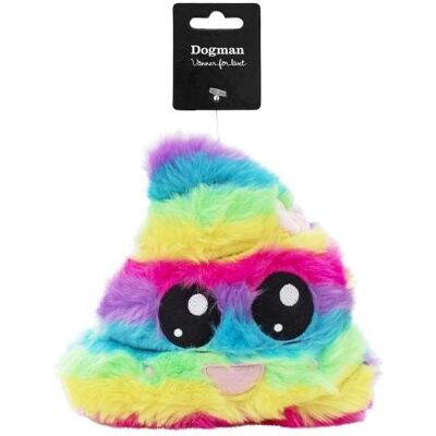Dogman Hundelegetøj Kawaii Rainbowpoop 20c (Plüschspielzeug Hund), Hundespielzeug Dogman Hundelegetøj Kawaii Rainbowpoop 20c (Plüschspielzeug Hund), Hundespielzeug