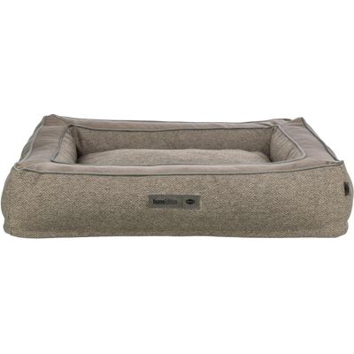 Trixie Legowisko Liano, dla psa, tkanina pleciona/aksamit, prostokątne, 100 × 80 cm, taupe (Hund, Katze), Hundebett + Katzenbett Trixie Legowisko Liano, dla psa, tkanina pleciona/aksamit, prostokątne, 100 × 80 cm, taupe (Hund, Katze), Hundebett + Katzenbett
