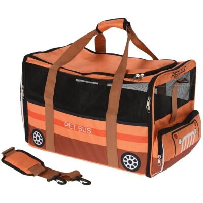 Koopman Transporter dla zwierzaka 52x30x32,5cm pet bus pomarańczowy (Hund, Katze, Atmungsaktiv), Tiertransport Koopman Transporter dla zwierzaka 52x30x32,5cm pet bus pomarańczowy (Hund, Katze, Atmungsaktiv), Tiertransport