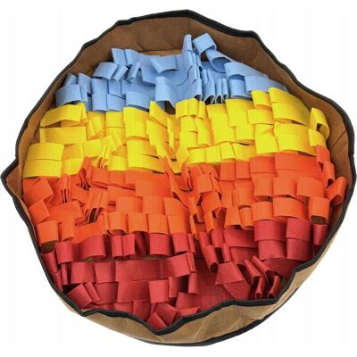 Mr. Pretzel Schnüffelteppich mit Antirutschunterseite für Hunde 48×48×8 cm (Beschäftigungsspielzeug Hund), Hundespielzeug Mr. Pretzel Schnüffelteppich mit Antirutschunterseite für Hunde 48×48×8 cm (Beschäftigungsspielzeug Hund), Hundespielzeug