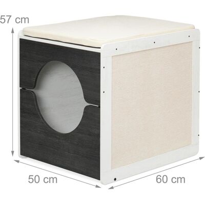 Relaxdays Katzenschrank für Katzenklo (Katzenklo geschlossen), Katzenklo Relaxdays Katzenschrank für Katzenklo (Katzenklo geschlossen), Katzenklo