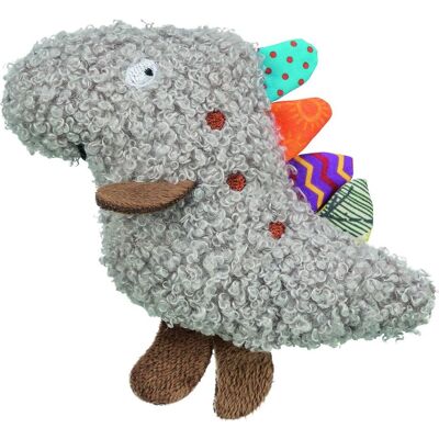 Trixie Dino Pluche Met Kattenkruid / Catnip Grijs (Katzenminzespielzeug, Plüschspielzeug Katze), Katzenspielzeug Trixie Dino Pluche Met Kattenkruid / Catnip Grijs (Katzenminzespielzeug, Plüschspielzeug Katze), Katzenspielzeug