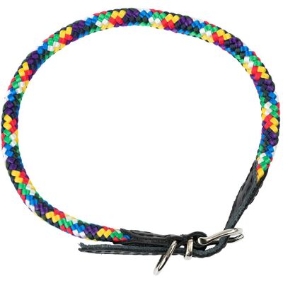 Barry King Obroa dla psa, z klamr, sznurek, 8MM/50CM multikolor (Hund), Halsband + Leine Barry King Obroa dla psa, z klamr, sznurek, 8MM/50CM multikolor (Hund), Halsband + Leine
