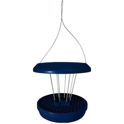 Swissinno Vogel-Futtersilo Lucerne indigo SMART BIRDS, Vogelhaus Swissinno Vogel-Futtersilo Lucerne indigo SMART BIRDS, Vogelhaus