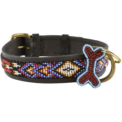 Kampuni Hundehalsbånd Kiowa sort x-large, 71x3,8 cm (Hund), Halsband + Leine Kampuni Hundehalsbånd Kiowa sort x-large, 71x3,8 cm (Hund), Halsband + Leine