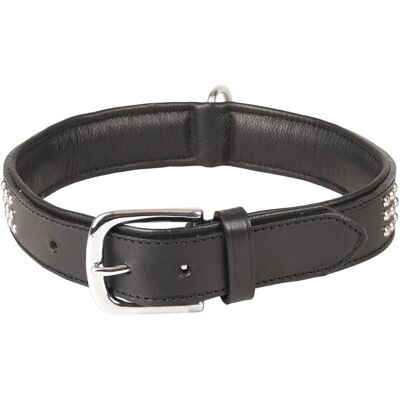 Flamingo Hundehalsband Sedona, schwarz, 390 - 450mm x 37mm (Hund), Halsband + Leine Flamingo Hundehalsband Sedona, schwarz, 390 - 450mm x 37mm (Hund), Halsband + Leine