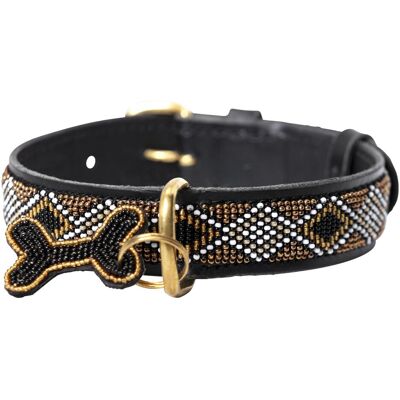Kampuni Hundehalsbånd Gold x-large, 71x3,8 cm (Hund), Halsband + Leine Kampuni Hundehalsbånd Gold x-large, 71x3,8 cm (Hund), Halsband + Leine