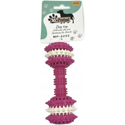 Mr. Pretzel Hartes Gummihantel-Spielzeug für Hunde 13 cm (Welpenspielzeug), Hundespielzeug Mr. Pretzel Hartes Gummihantel-Spielzeug für Hunde 13 cm (Welpenspielzeug), Hundespielzeug