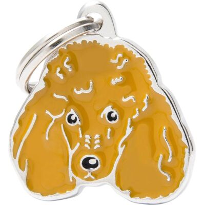 Myfamily MyFa tegn friends, Puddel, orange (Hund), Halsband + Leine Myfamily MyFa tegn friends, Puddel, orange (Hund), Halsband + Leine