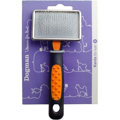 Dogman Katzenbürste Slicker 6x4cm (Hund, Katze), Tierpflegegerät Dogman Katzenbürste Slicker 6x4cm (Hund, Katze), Tierpflegegerät