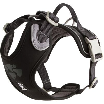 Hurtta Weekend Warrior Geschirr, schwarz (XL, Hund), Halsband + Leine Hurtta Weekend Warrior Geschirr, schwarz (XL, Hund), Halsband + Leine