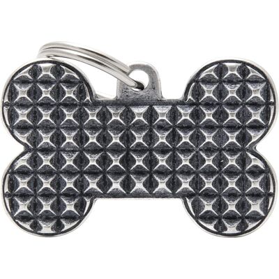 Myfamily MyFa tegn bronx, ben stor, studs (Hund), Halsband + Leine Myfamily MyFa tegn bronx, ben stor, studs (Hund), Halsband + Leine