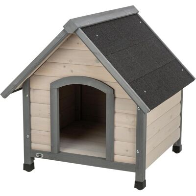 Trixie natura dog kennel saddle roof, M–L: 83 × 87 × 101 cm, grey (Hundehütte, Hundezwinger), Hundehütte Trixie natura dog kennel saddle roof, M–L: 83 × 87 × 101 cm, grey (Hundehütte, Hundezwinger), Hundehütte