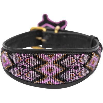 Kampuni Hundehalsbånd Lucher Ombima pink medium, 53x5,5 cm (Hund), Halsband + Leine Kampuni Hundehalsbånd Lucher Ombima pink medium, 53x5,5 cm (Hund), Halsband + Leine