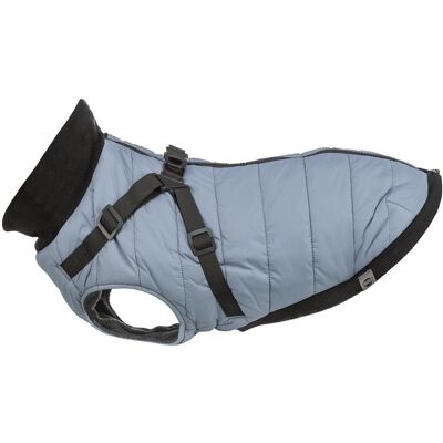 Trixie Pontis coat with harness, XS: 27 cm, blue-grey (XS, Hundemantel), Hundebekleidung Trixie Pontis coat with harness, XS: 27 cm, blue-grey (XS, Hundemantel), Hundebekleidung