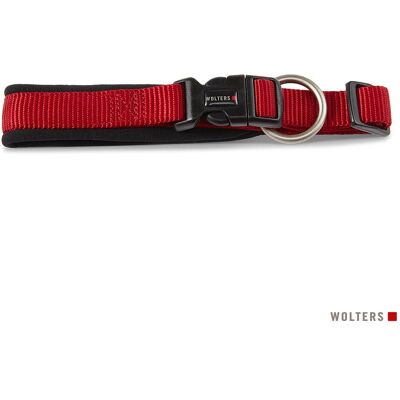 Wolters Professional Comfort Halsband Gr.1 25-30 cm x 2,5 cm rot/schwarz (1, Hund, Allgemein), Halsband + Leine Wolters Professional Comfort Halsband Gr.1 25-30 cm x 2,5 cm rot/schwarz (1, Hund, Allgemein), Halsband + Leine