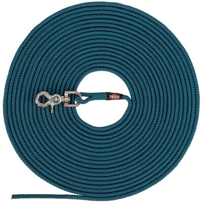 Trixie Schleppleine Trigger-Snap-Hook S-M, 5 m, Petrol (Hund, Allgemein), Halsband + Leine Trixie Schleppleine Trigger-Snap-Hook S-M, 5 m, Petrol (Hund, Allgemein), Halsband + Leine