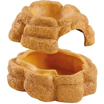 Exo Terra Big Rock Braune Keramik Reptilienversteck - Reptile Hideout Exo Terra Big Rock Braune Keramik Reptilienversteck - Reptile Hideout