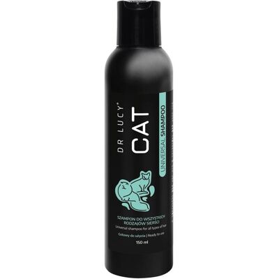 Dr Lucy - Cat Universal Shampoo 150 ml Sanftes, feuchtigkeitsspendendes Shampoo für alle Arten von (Katze), Tierhygiene Dr Lucy - Cat Universal Shampoo 150 ml Sanftes, feuchtigkeitsspendendes Shampoo für alle Arten von (Katze), Tierhygiene