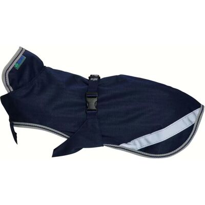 Bucas Navy/Silber Hundedecke - 50g - Wasserdicht & Atmungsaktiv - Hundedecke Bucas Navy/Silber Hundedecke - 50g - Wasserdicht & Atmungsaktiv - Hundedecke