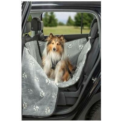 Trixie Autositzbezug Fleece Polyester Grau Schwarz 0.5 x 1.45 m (Hund), Tiertransport Trixie Autositzbezug Fleece Polyester Grau Schwarz 0.5 x 1.45 m (Hund), Tiertransport